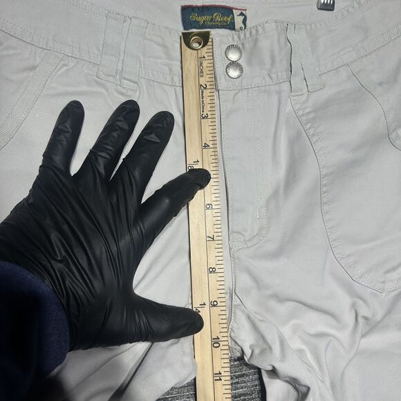 Sugar Reef Shorts Women's Size 8 Beige Pockets - Picture 9 of 14